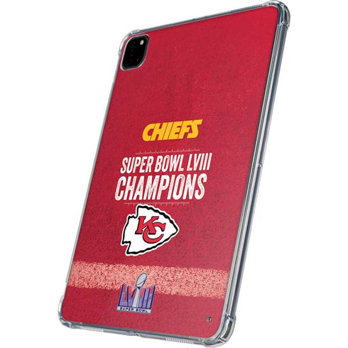 NFL Chiefs Super Bowl LVIII Champions iPad Pro 11in (2024) Clear Case